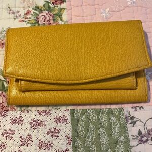 vintage Gimbels Elegant Yellow Women's Clutch